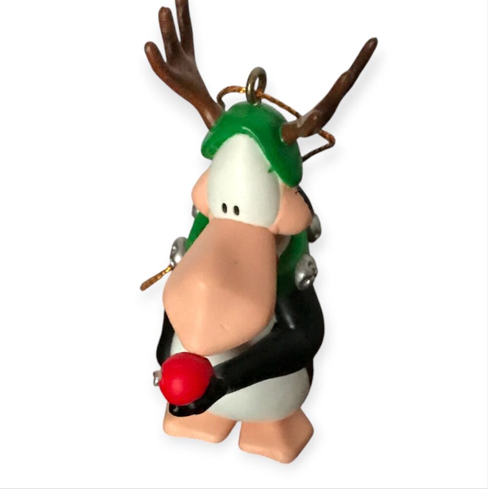 American Greetings 1994 Opus The Red Nosed Penguin Christmas Ornament orig. box